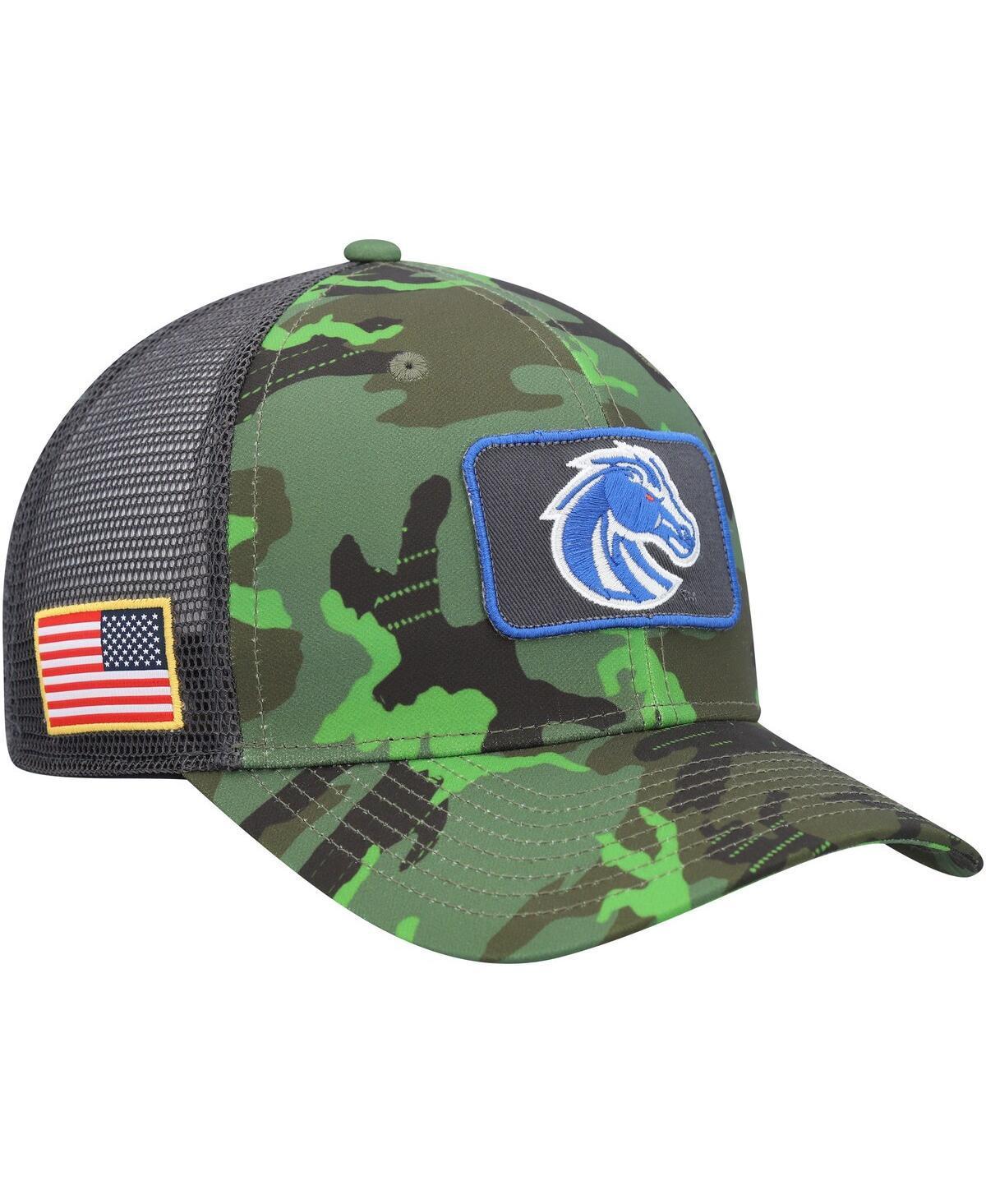 Mens Nike Camo/Black Boise State Broncos Classic99 Veterans Day Trucker Snapback Hat Product Image