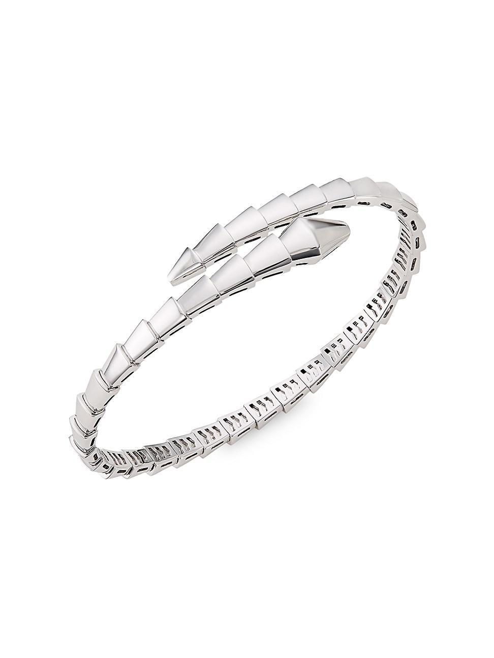 Serpenti Viper 18K White Gold Wrap Bracelet Product Image