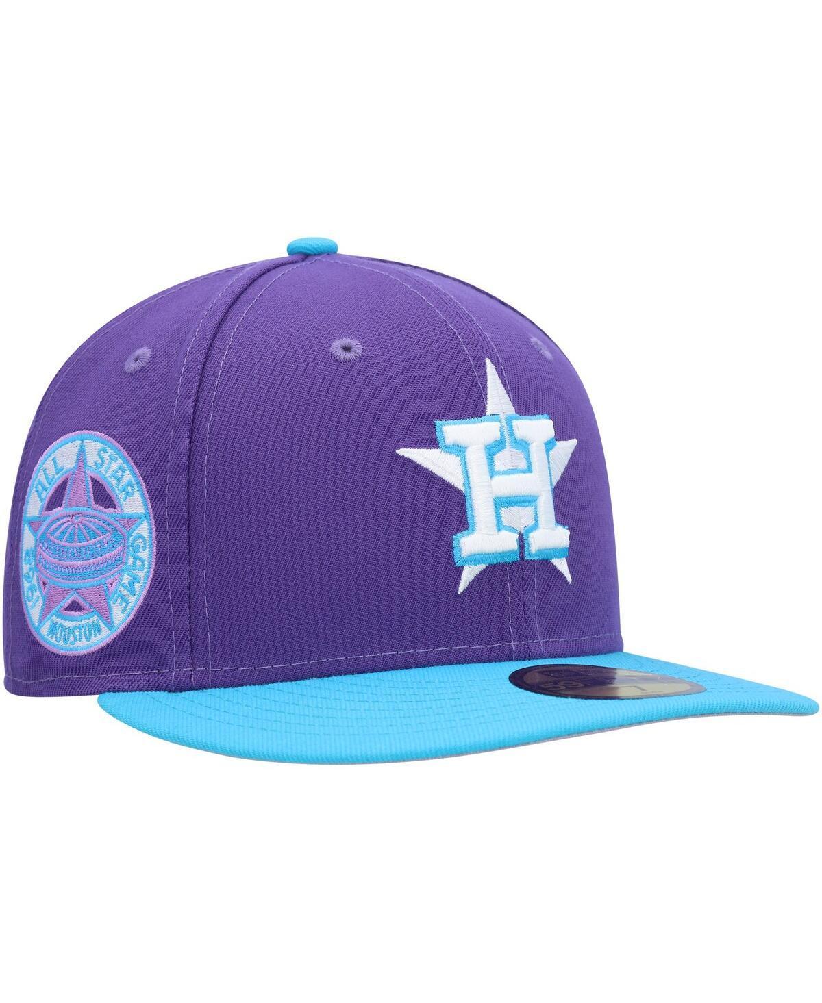 Mens New Era Purple Houston Astros Vice 59FIFTY Fitted Hat Product Image