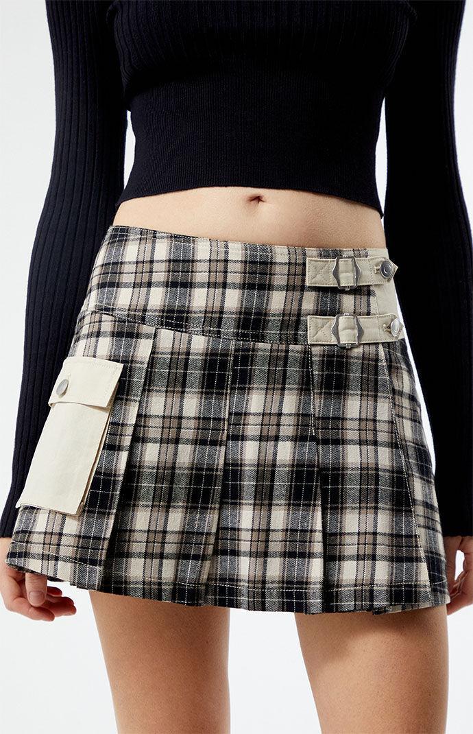 Womens Cargo Mini Skirt - Product Image