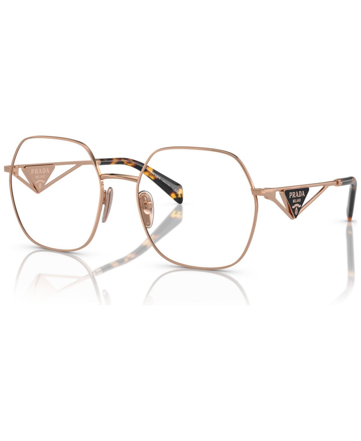 Prada Womens Eyeglasses, Pr 59ZV 54 - Gold Product Image