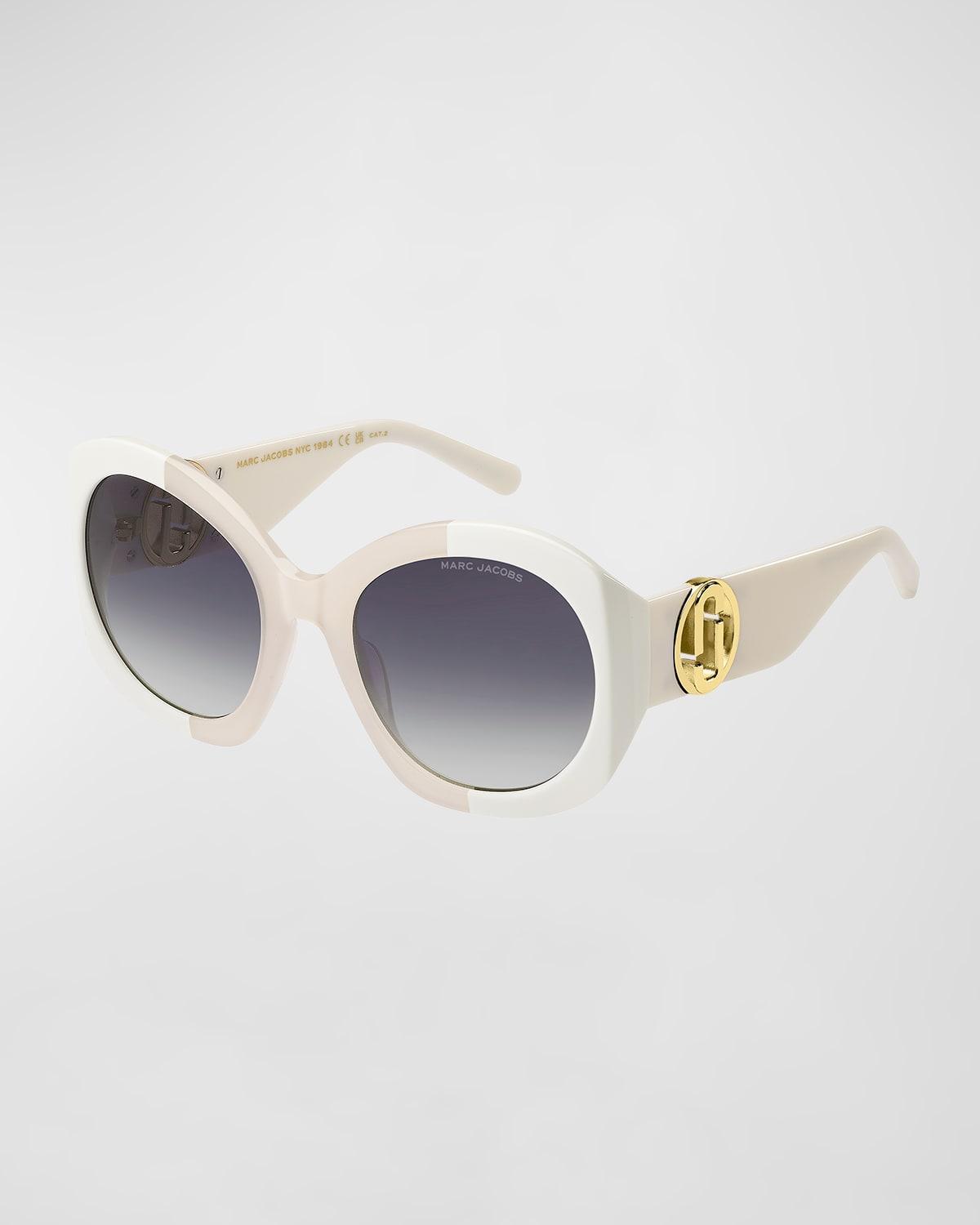 Gradient Acetate Round Sunglasses Product Image