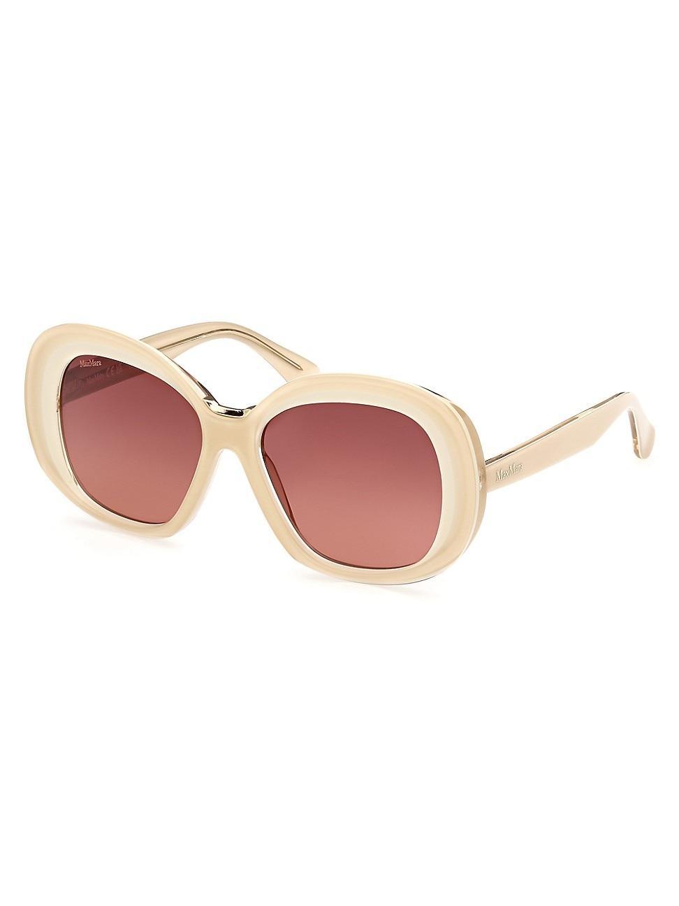 Womens D107 55MM Round Sunglasses Product Image