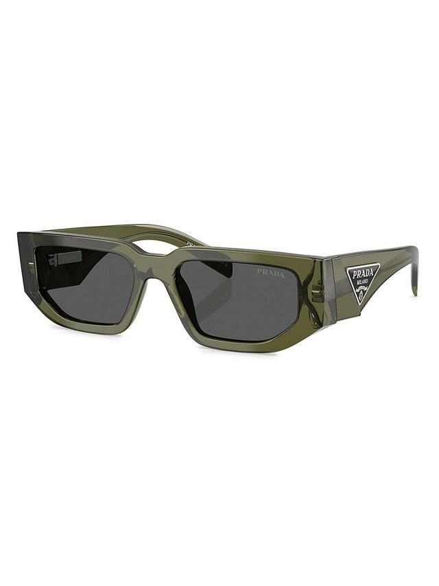 Geometric Rectangle Acetate Sunglasses Product Image