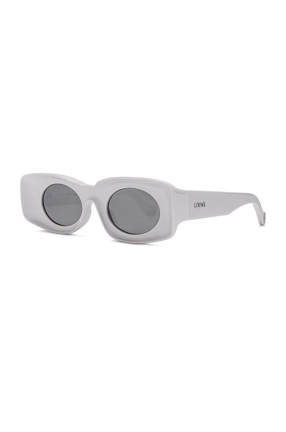 Loewe Paula's Ibiza Rectangle Sunglasses White.. Product Image