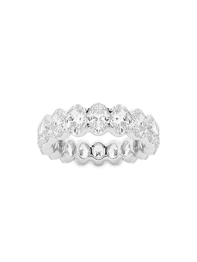 Womens Platinum & Oval Lab-Grown Diamond Eternity Band/2.00-5.00 TCW Product Image