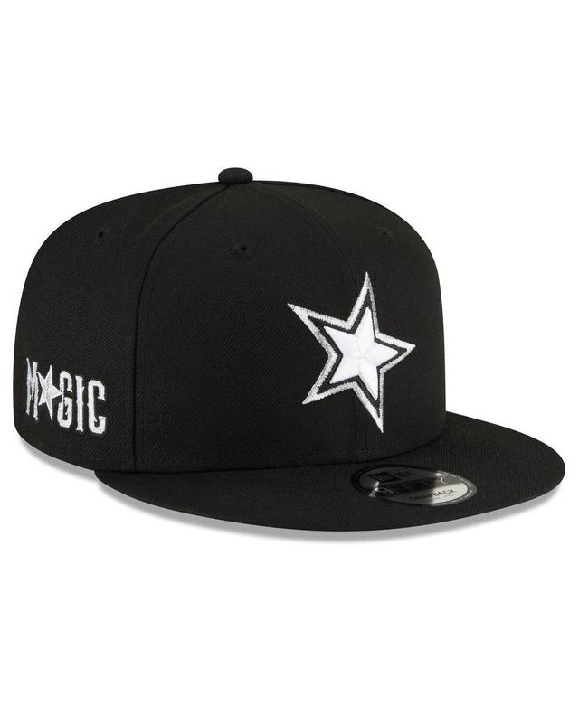 Mens New Era Black Orlando Magic 2023/24 City Edition Alternate 9FIFTY Snapback Adjustable Hat Product Image