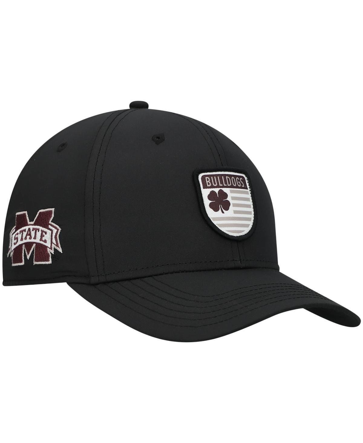 Mens Black Mississippi State Bulldogs Nation Shield Snapback Hat Product Image