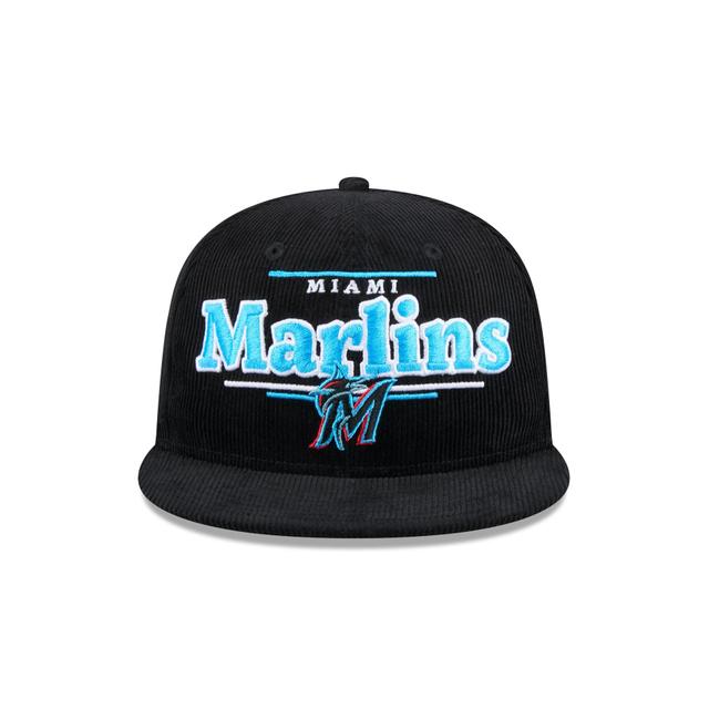 Miami Marlins Throwback Display 9FIFTY Snapback Hat Male Product Image