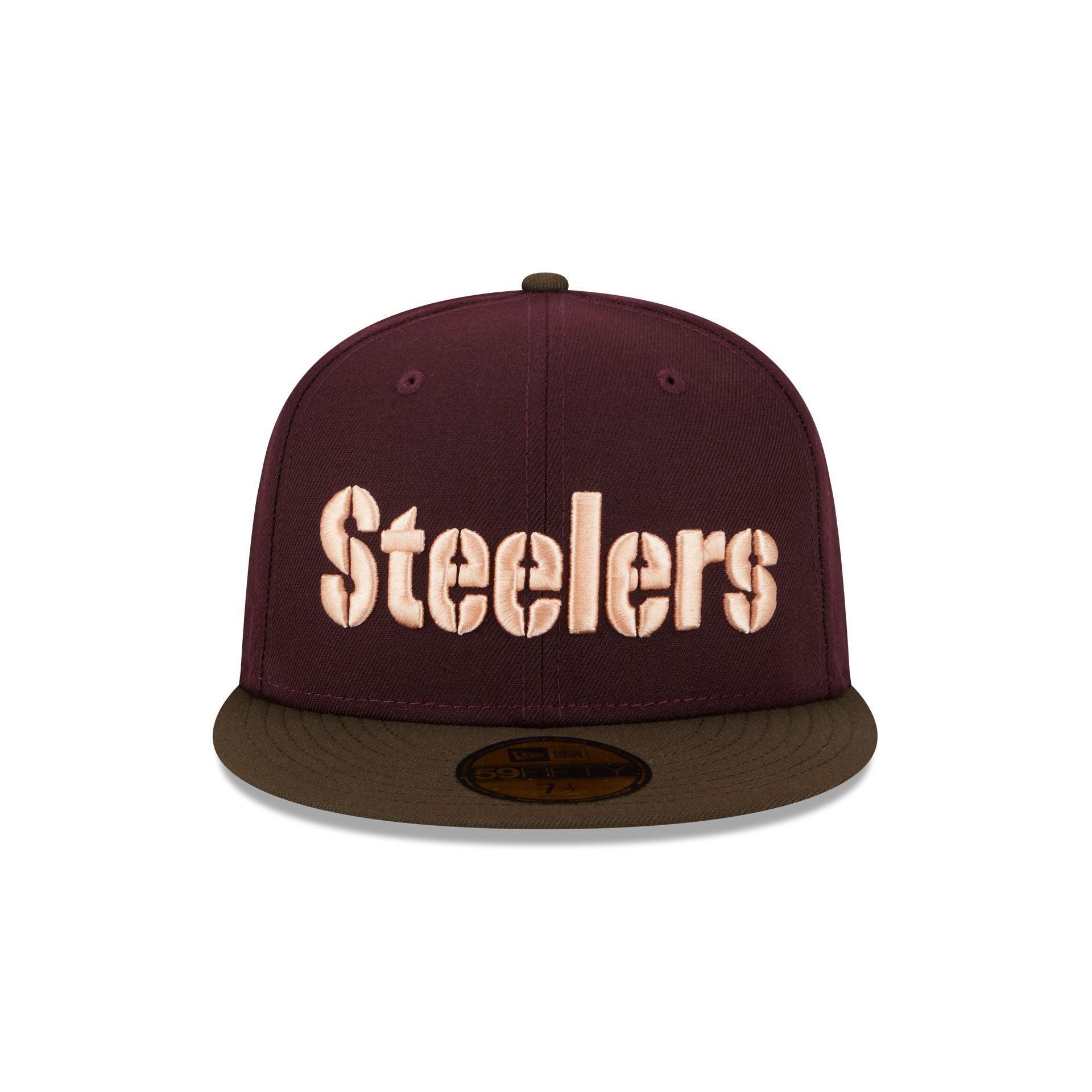 Pittsburgh Steelers Berry Chocolate 59FIFTY Fitted Hat Male Product Image