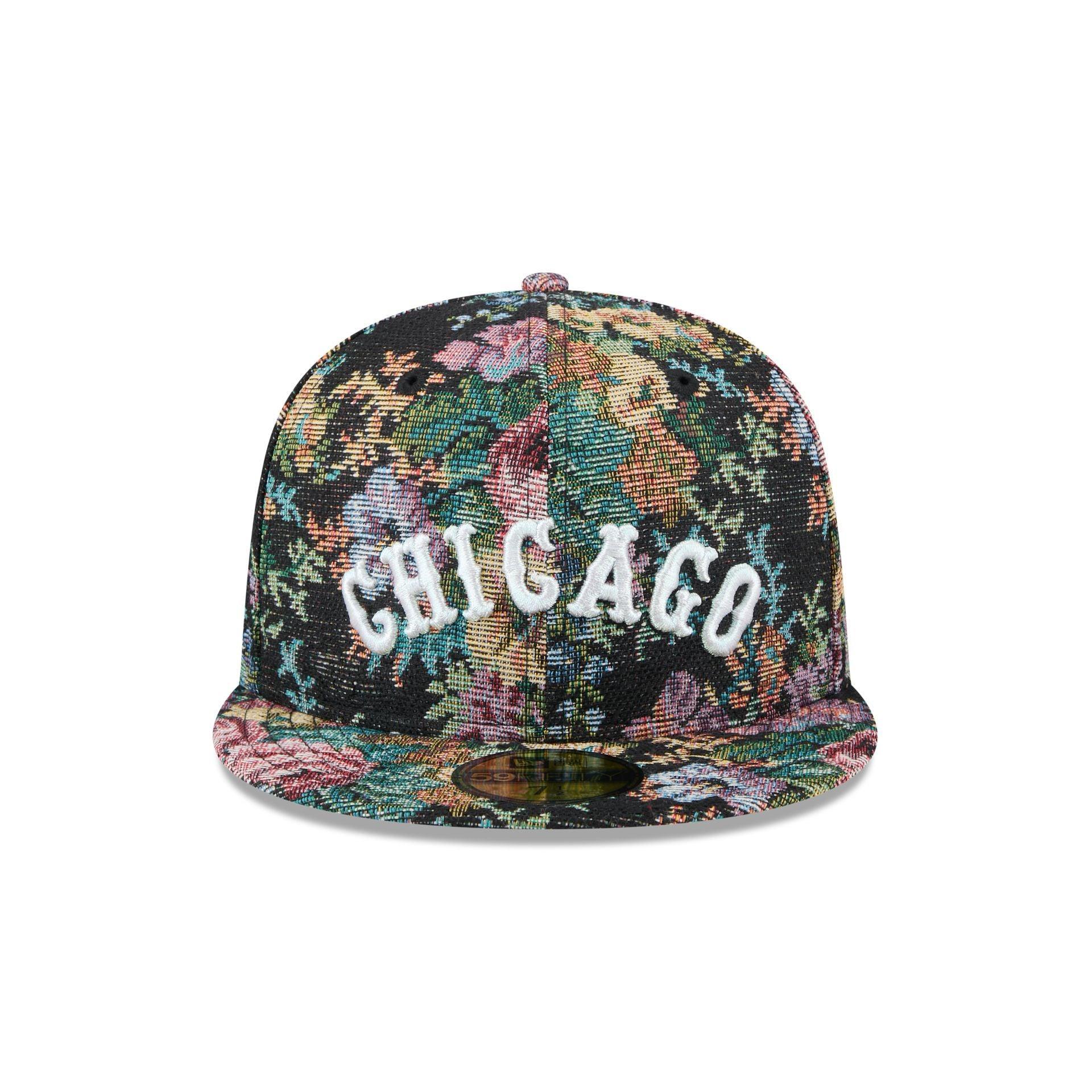 Chicago White Sox Jacquard Pattern 59FIFTY Fitted Hat Male Product Image