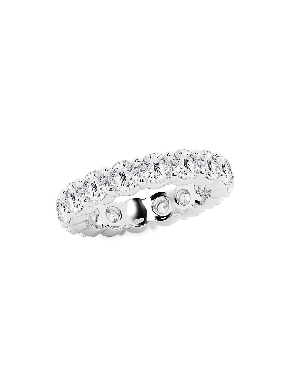 Womens 14K White Gold & Round Lab-Grown Diamond Eternity Band/2.00-5.00 TCW Product Image