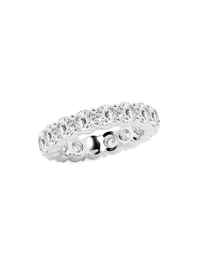 Womens 14K White Gold & Round Lab-Grown Diamond Eternity Band/2.00-5.00 TCW Product Image