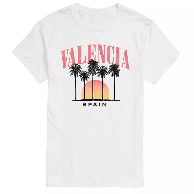 Big & Tall Valancia Spain Graphic Tee., Mens Product Image