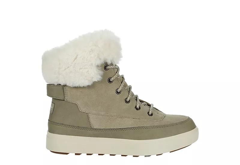 Koolaburra by UGG WOMENS RYANNA LACE UP FUR BOOT Product Image