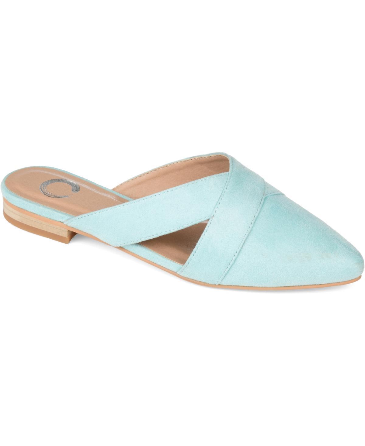 Journee Collection Giada Womens Mules Green Product Image