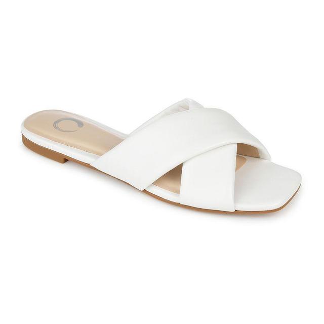 Journee Collection Carlotta Womens Slide Sandals Product Image