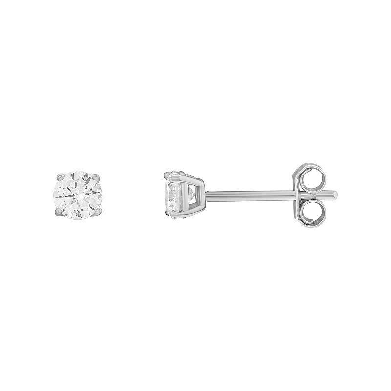 PRIMROSE Sterling Silver Cubic Zirconia Stud Earrings, Womens Product Image