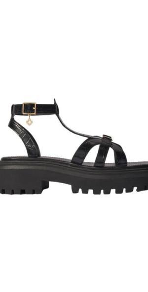 maje Flat sandals with tread in Black at Nordstrom, Size 36 Product Image