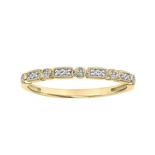 Love Always 10k Gold Diamond Accent Stackable Anniversary Ring, Womens Product Image