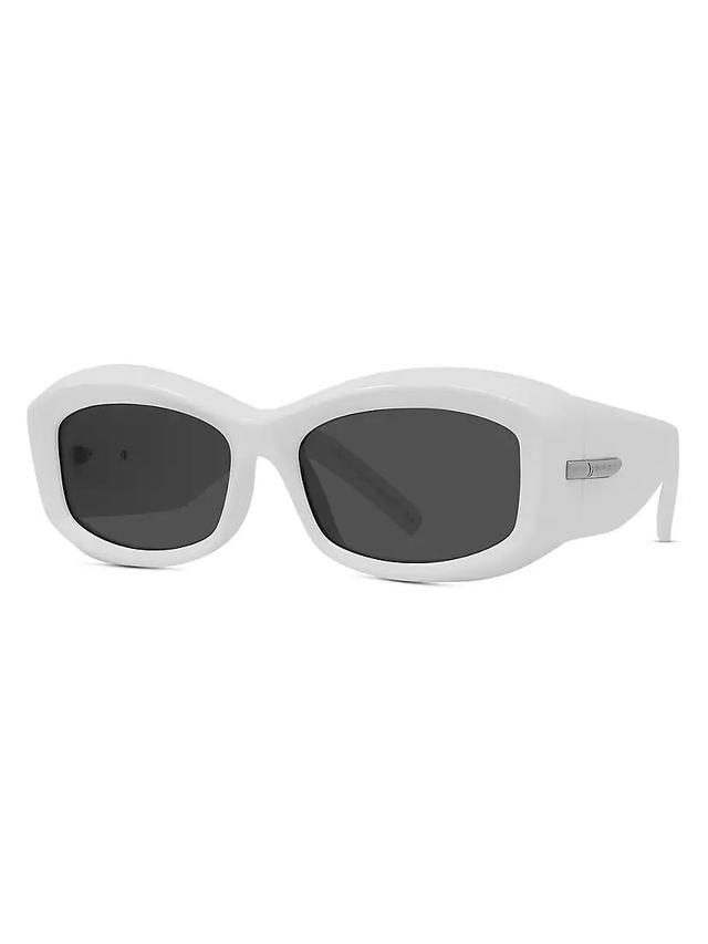 G180 56MM Injected Rectangular Sunglasses Product Image