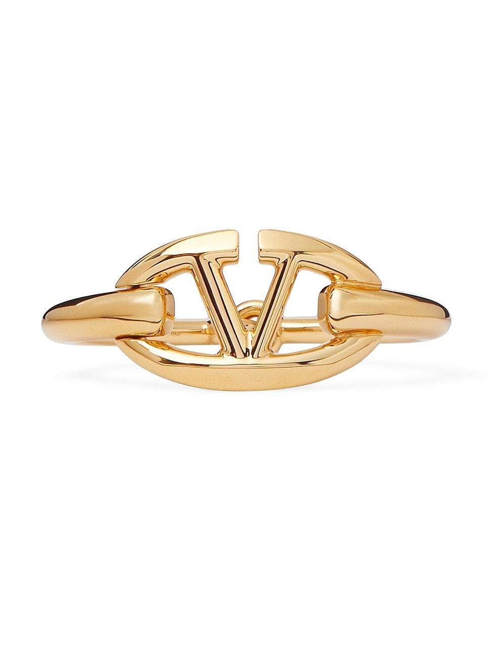 Womens V-Logo Metal Signature Bangle Product Image