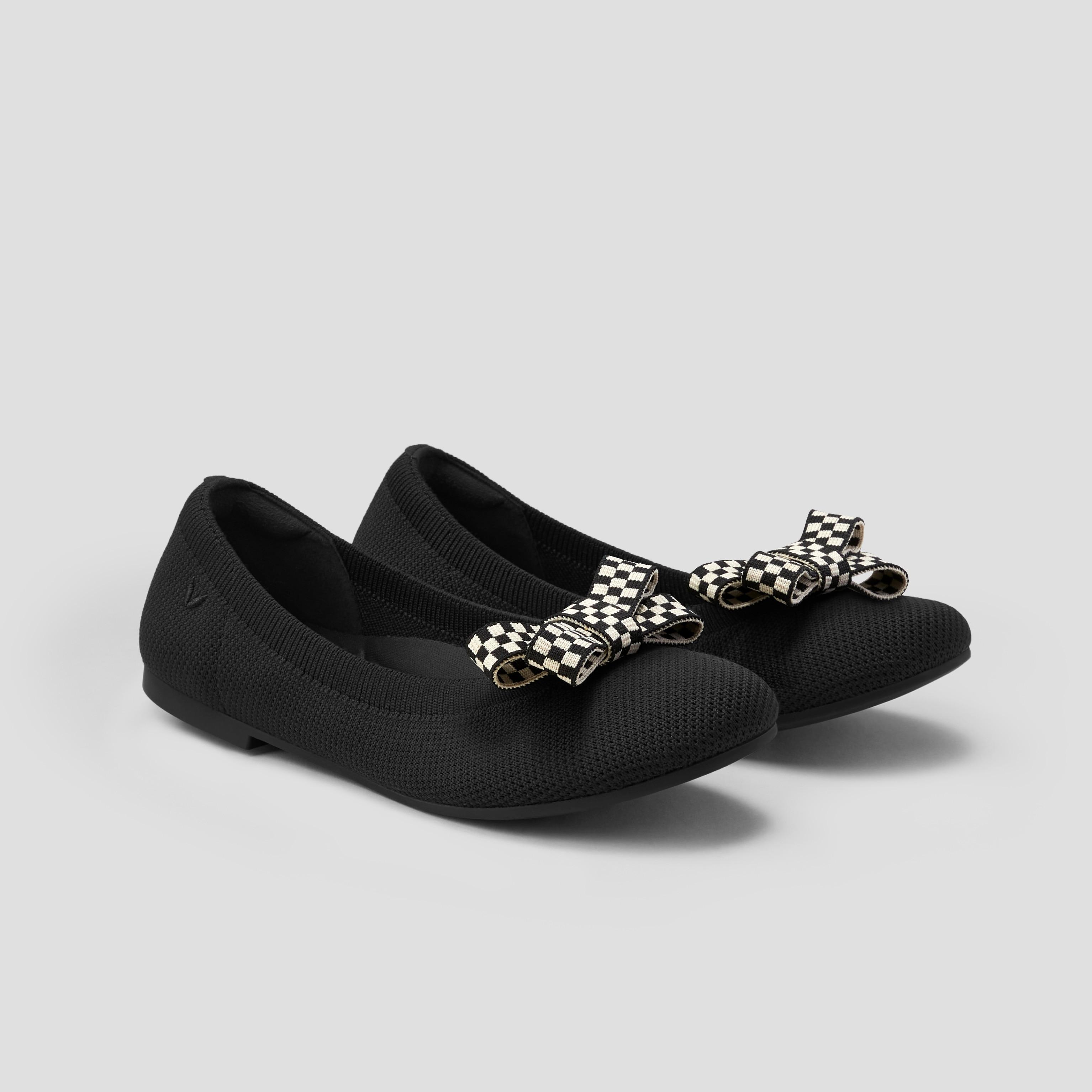 Round-Toe Flats (Claire) + Bow Product Image