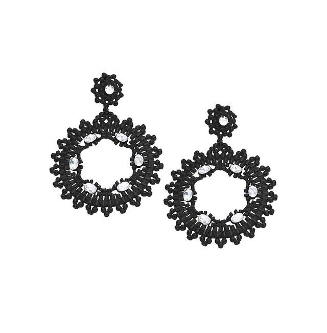 Sohi Womens Circular Drop Earrings Product Image