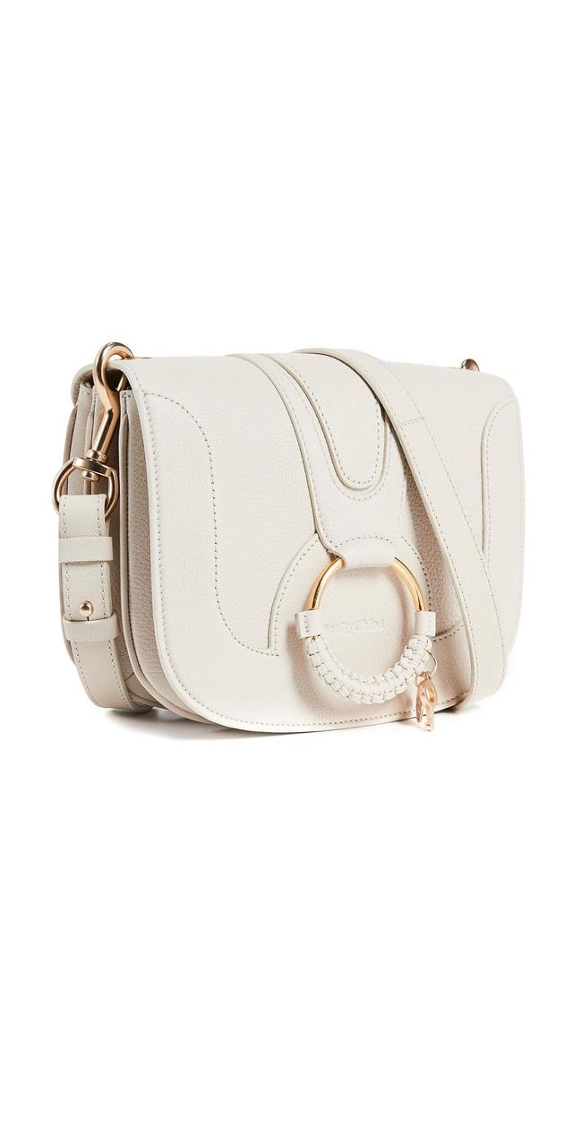 See by Chloe Hana Small Saddle Bag Cement Beige One Size Product Image