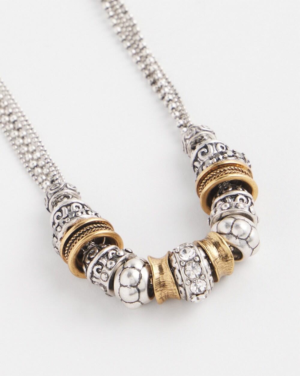 Mixed Metal Accents Necklace Product Image