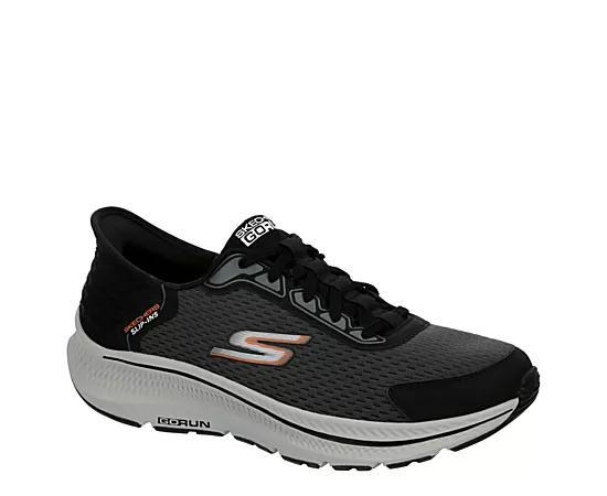 Skechers Hands Free Slip-ins GO RUN Consistent 2.0 Empowered Mens Shoes Black Grey Product Image