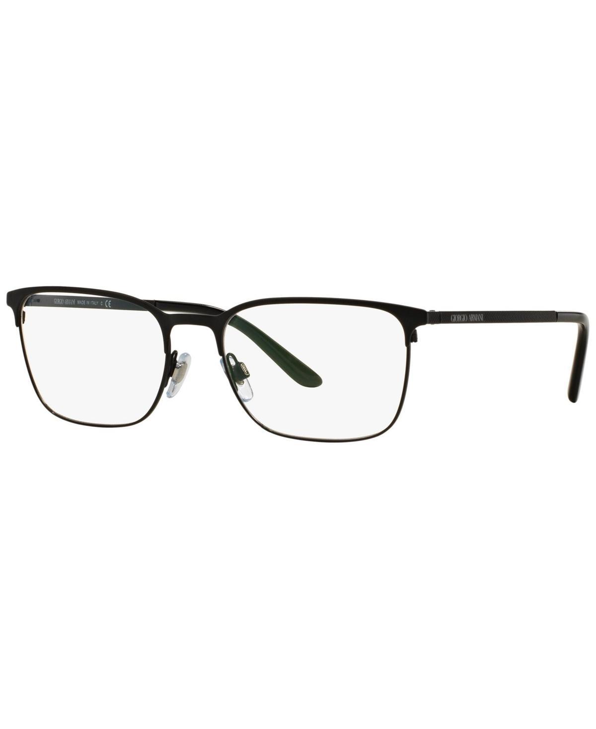 Giorgio Armani AR5054 Mens Square Eyeglasses - Matte Blac Product Image