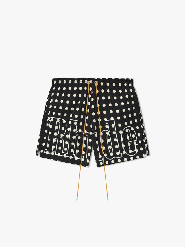 RHUDE LOGO POLKA DOT SWIM SHORT Male Product Image