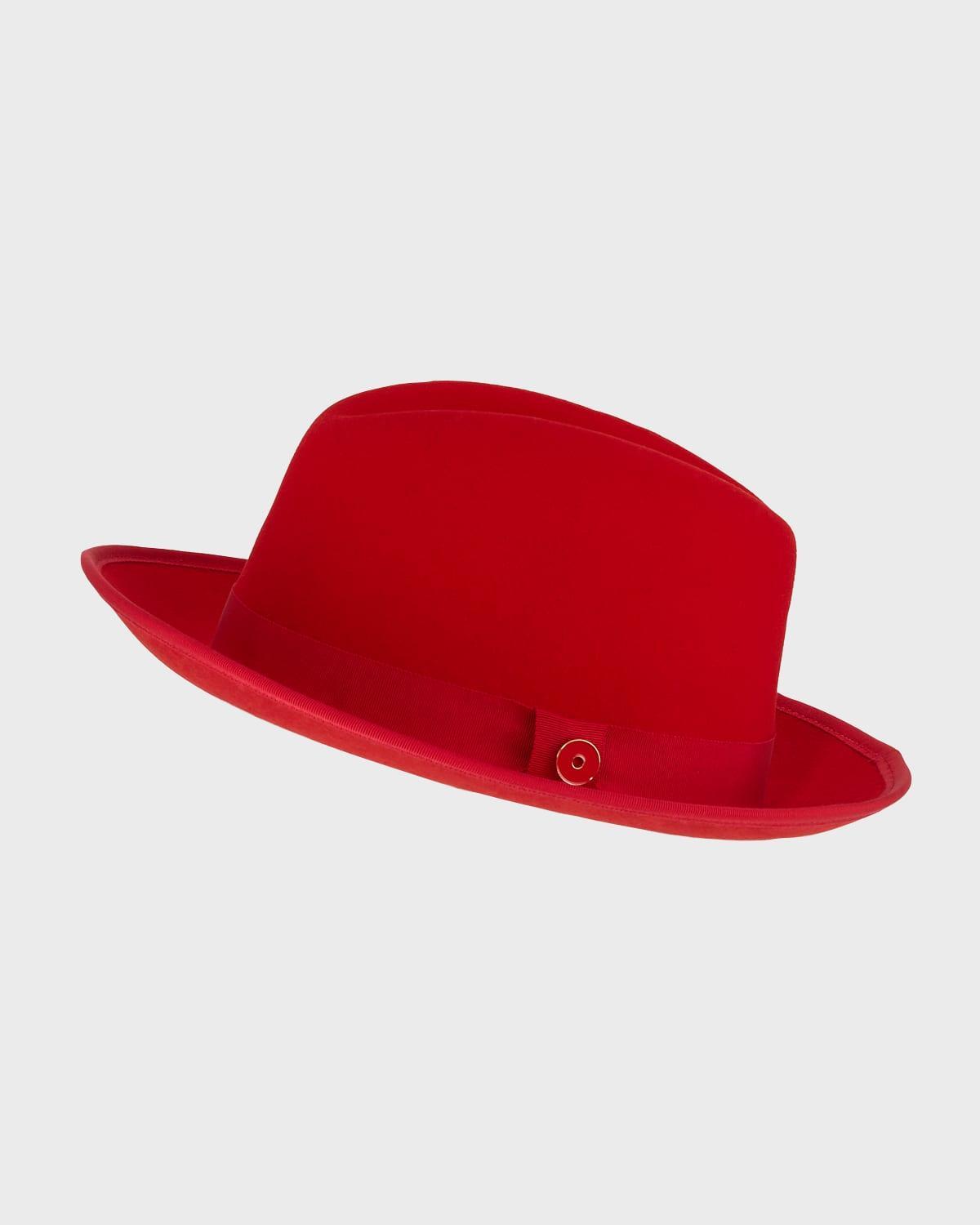 Mens King Wool Fedora Hat Product Image