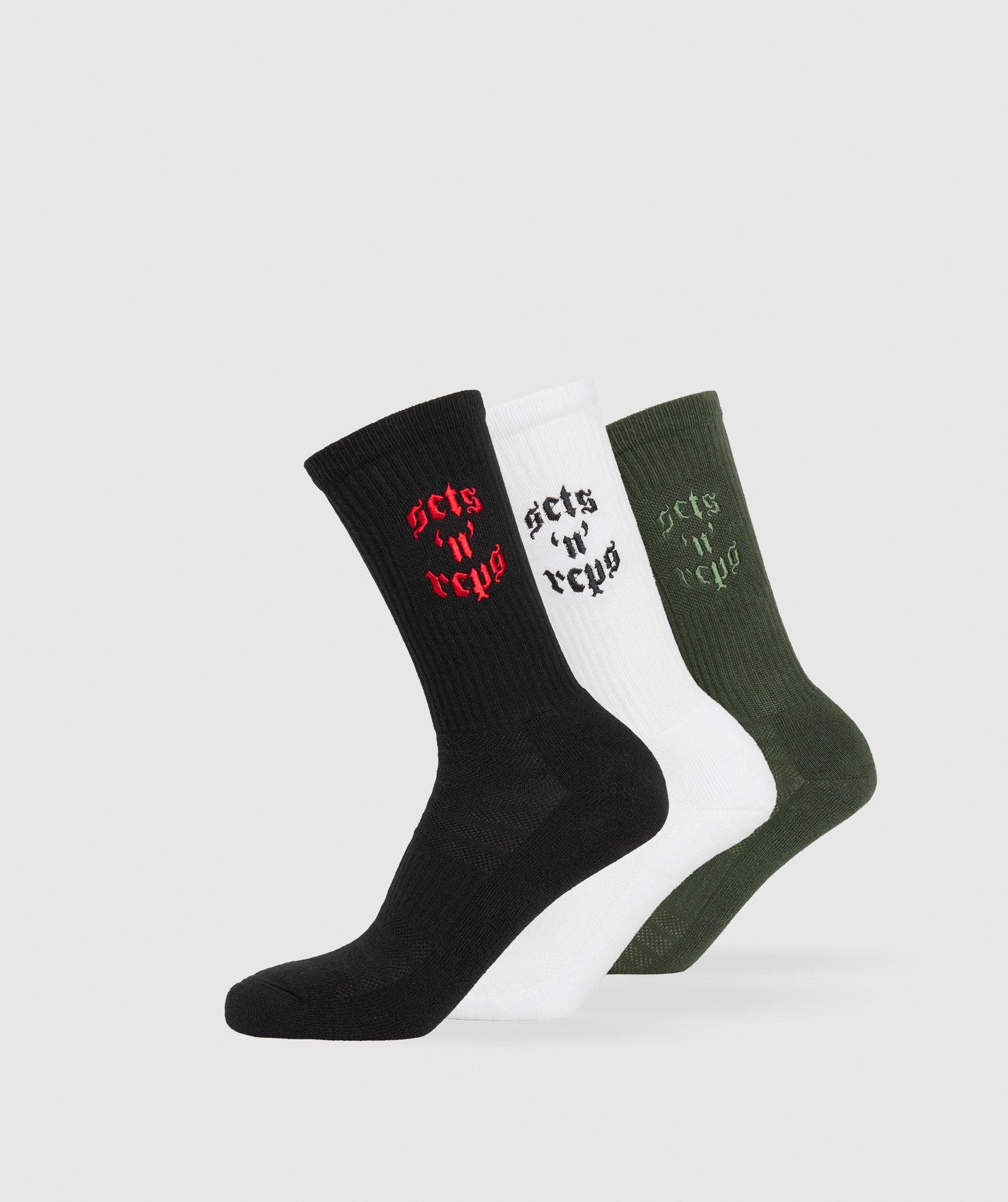 Sets and Reps 3pk Crew Socks Product Image