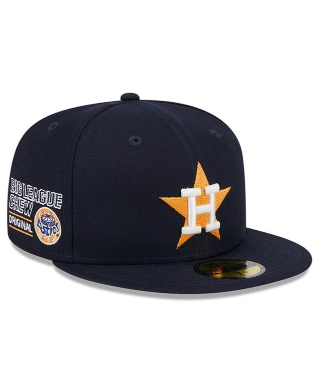 Mens New Era Houston Astros Big League Chew Team 59FIFTY Fitted Hat Blue Product Image