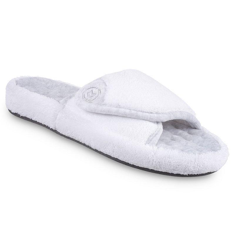 isotoner Microterry Pillowstep Womens Spa Slippers with Memory Foam Product Image