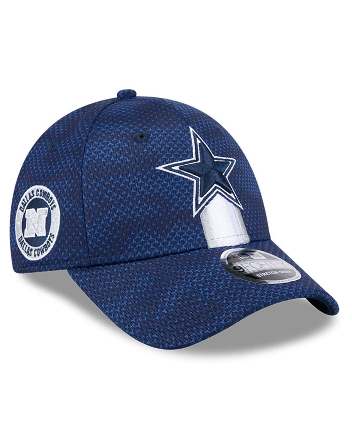 New Era Mens Navy Dallas Cowboys 2024 Sideline 9FORTY Stretch-Snap Hat Product Image