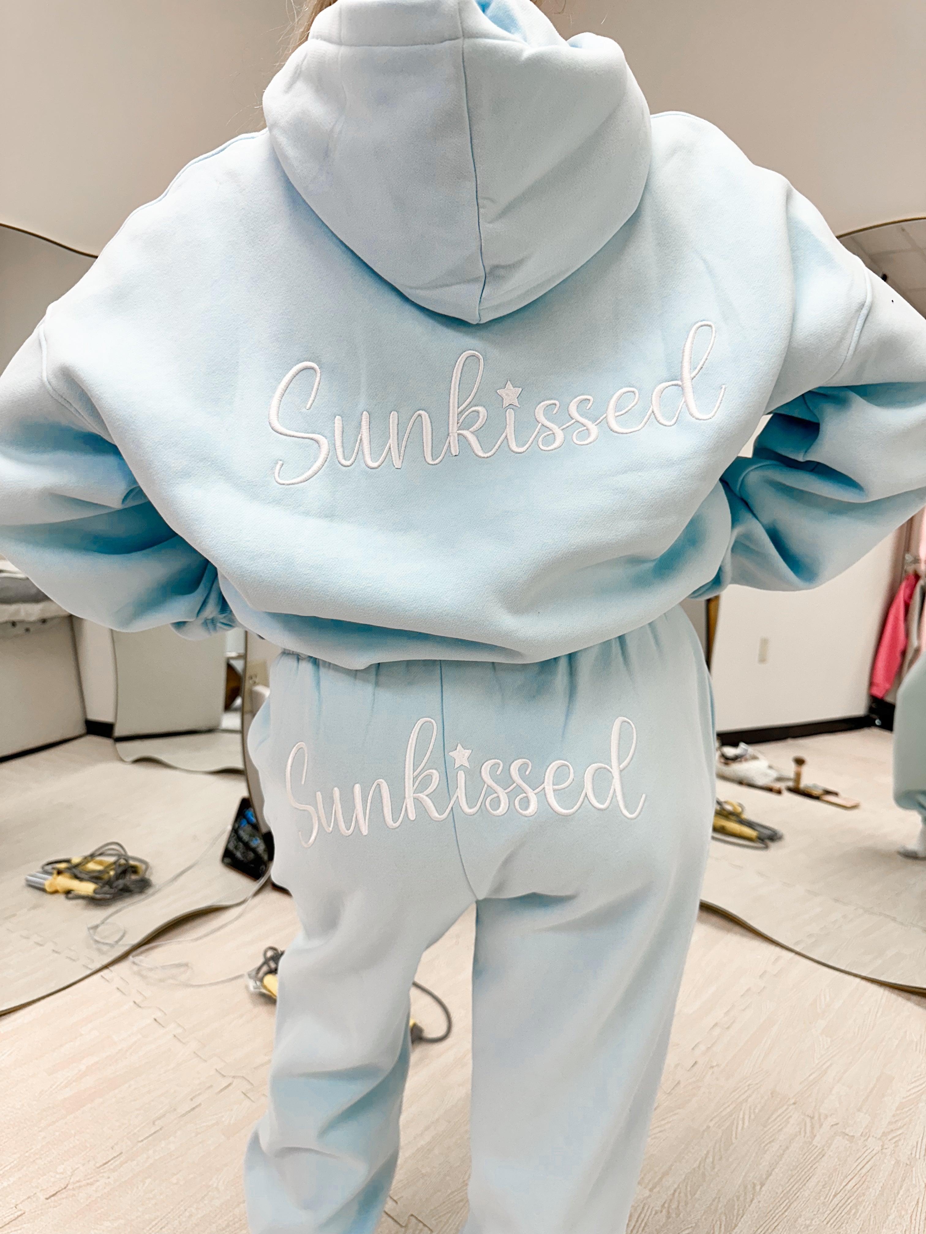 Sunkissed Cursive Embroider Jogger Sweatpants Product Image