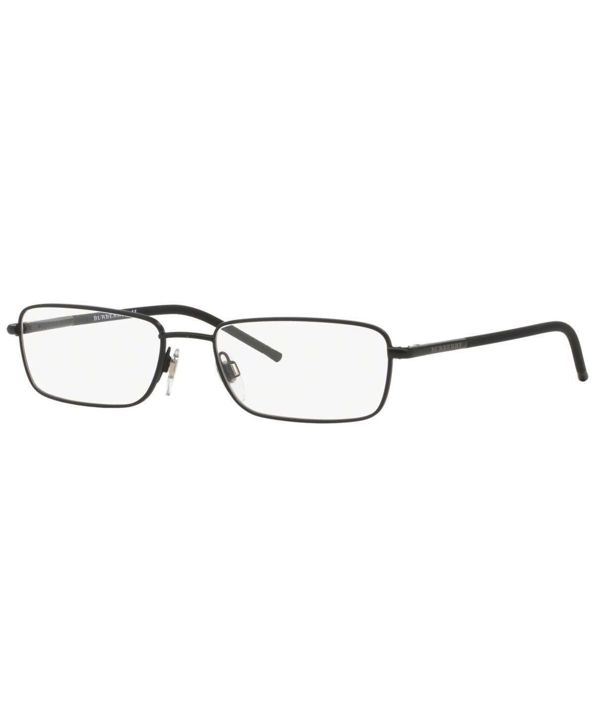 Burberry BE1268 Mens Rectangle Eyeglasses - Matte Blac Product Image