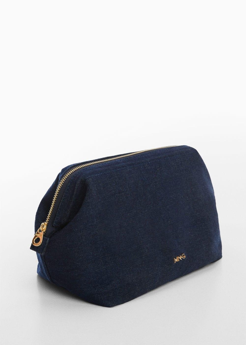 MANGO - Denim toiletry bag - One size - Women Product Image