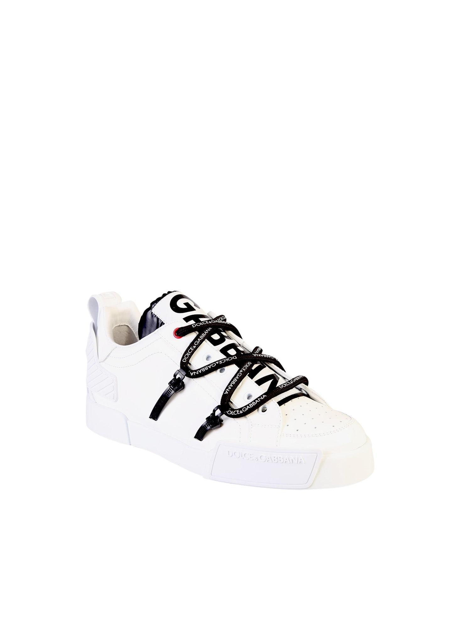 Branded Sneakers In White Product Image