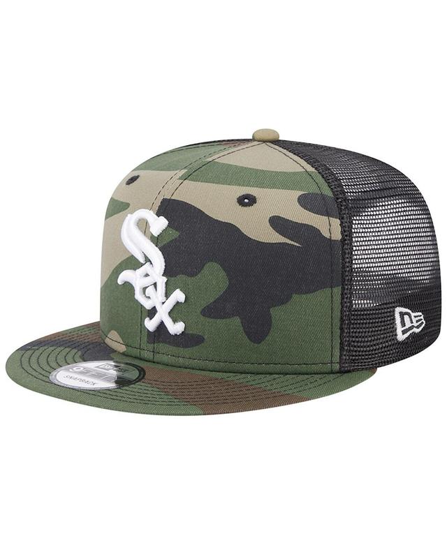 Mens New Era Camo Chicago White Sox Trucker 9FIFTY Snapback Hat Product Image