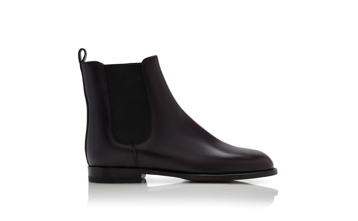 CHELSA Black Calf Leather Chelsea Boots Product Image