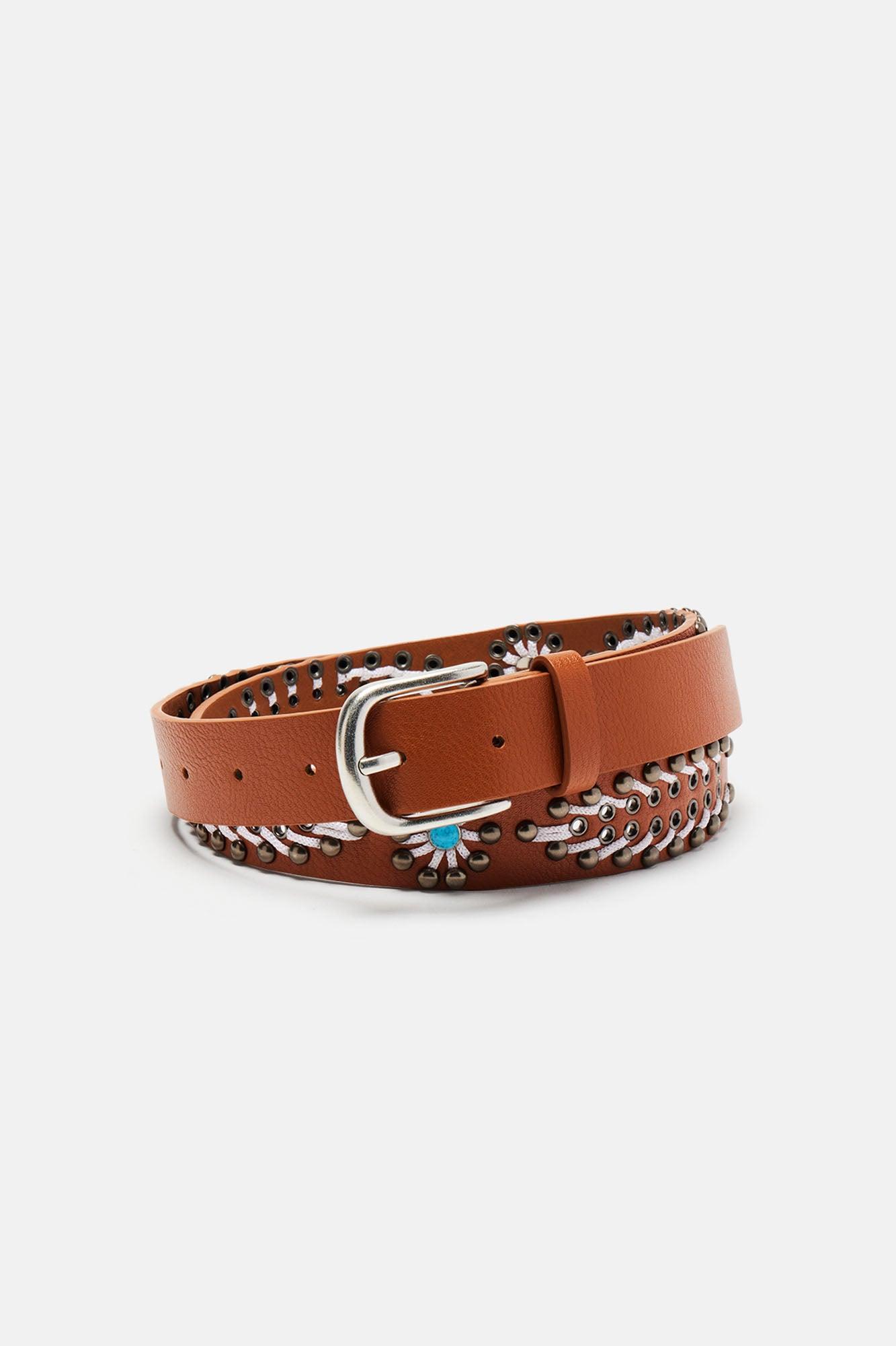 Time To Saddle Up Belt - Brown Product Image