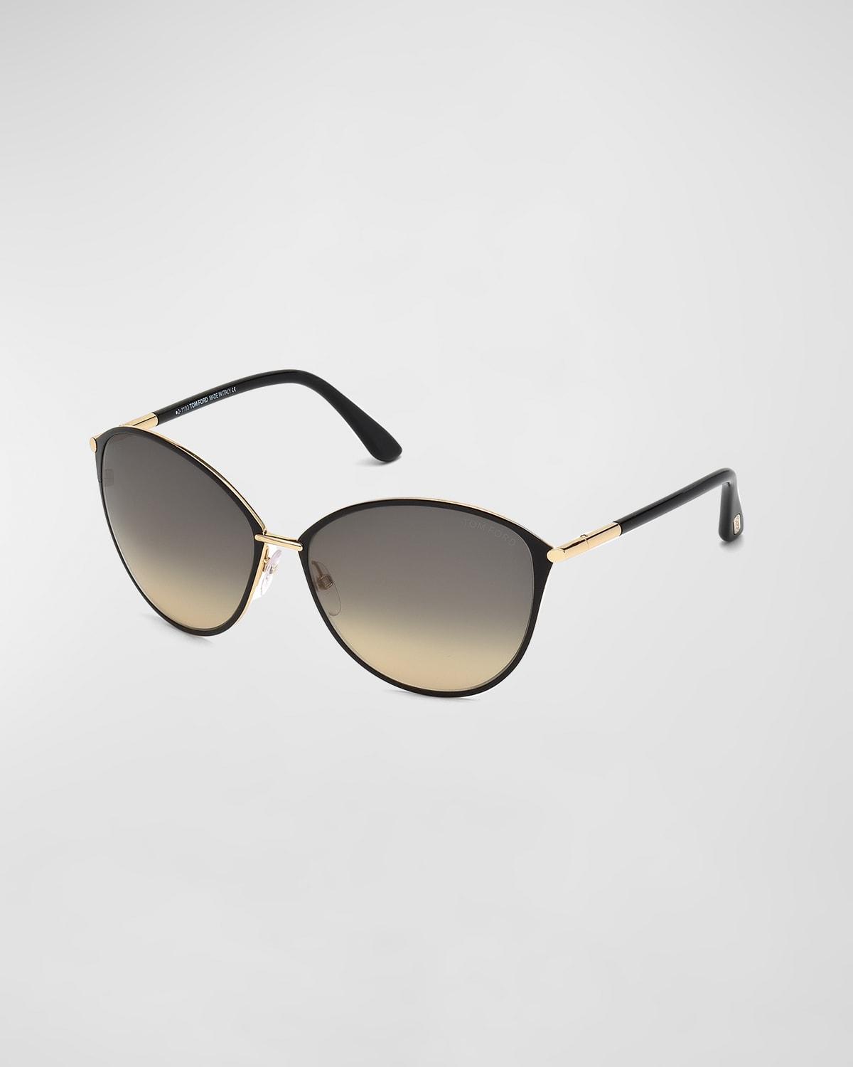 TOM FORD Penelope 59mm Gradient Cat Eye Sunglasses Product Image