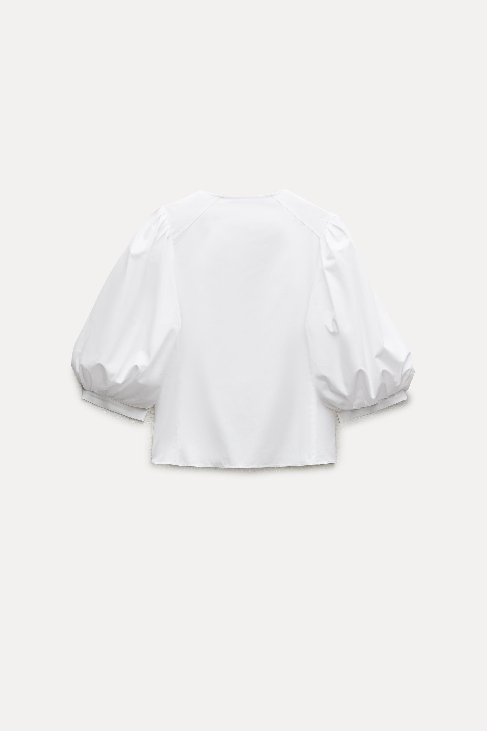 BALLOON SLEEVE BLOUSE ZW COLLECTION Product Image