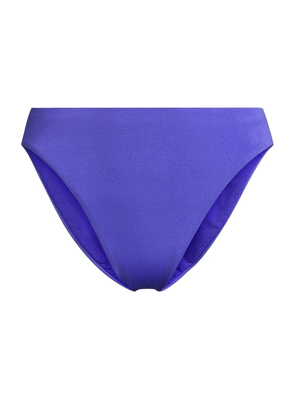 Womens Ava Mid-Rise Bikini Bottom Product Image