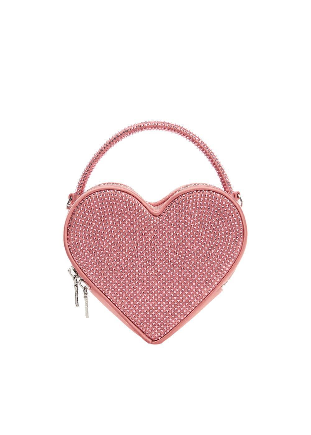 MANGO - Crystal heart bag - One size - Women Product Image