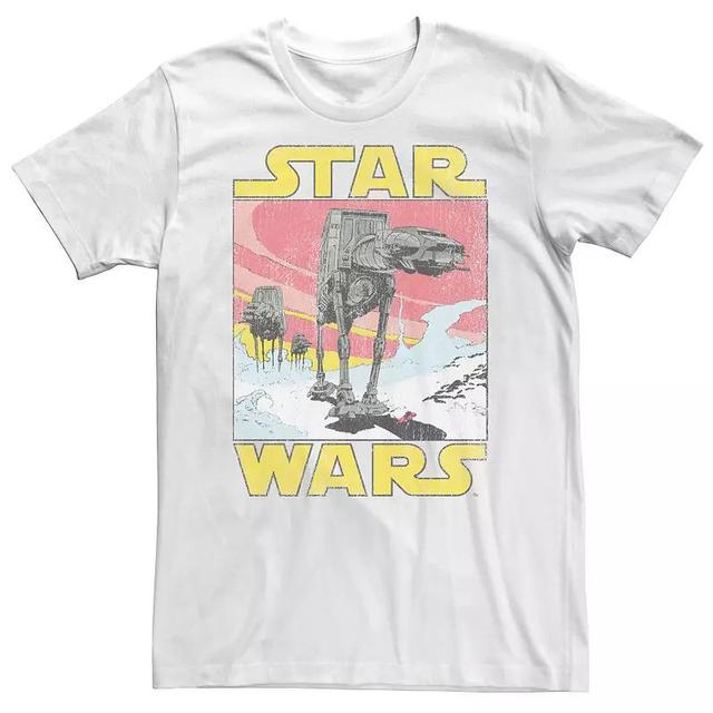 Big & Tall Star Wars AT-AT Sunset Logo Walker Tee, Mens Product Image